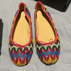 J Crew Ballet in Rafia